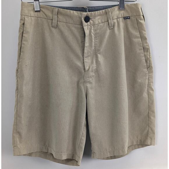 Hurley Other - Hurley Phantom Playa Grande Golf & Ocean Club Hybrid Shorts Khaki Size 30